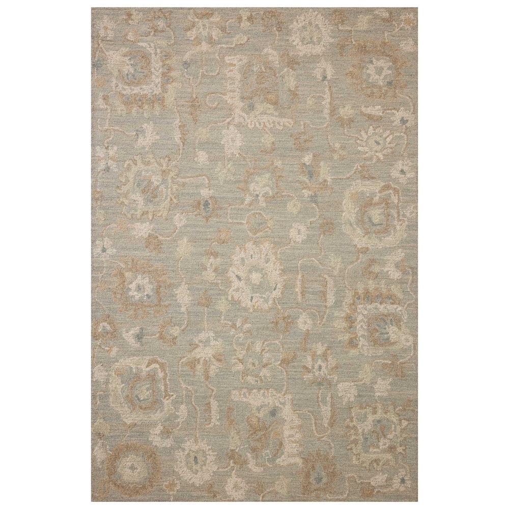 Chris Loves Julia × Loloi Rug Dorothea DRT-01, Stone/Multi-Rugs1-High Fashion Home