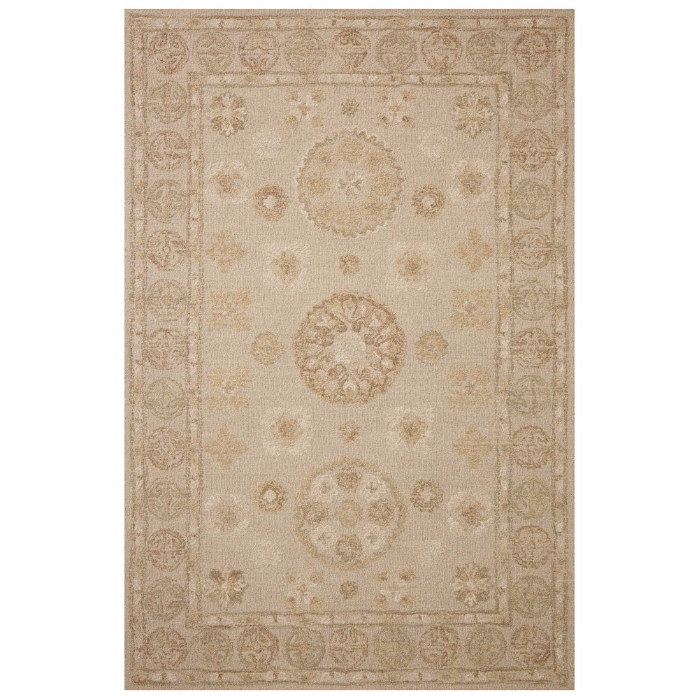 Chris Loves Julia × Loloi Rug Dorothea DRT-03, Dove/Natural-Rugs1-High Fashion Home