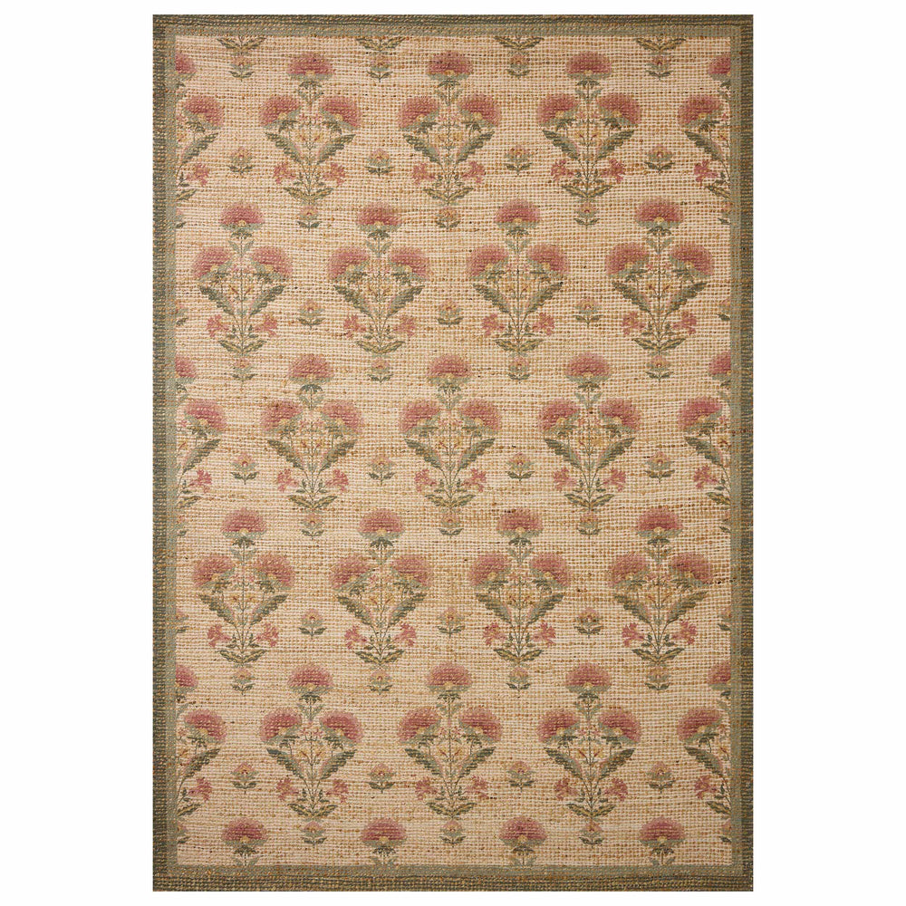 Chris Loves Julia × Loloi Rug Rue RUE-01, Sage/Blush-Rugs1-High Fashion Home