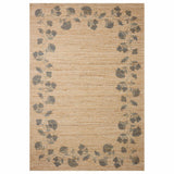 Chris Loves Julia × Loloi Rug Rue RUE-05, Natural/Denim-Rugs1-High Fashion Home