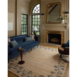 Chris Loves Julia × Loloi Rug Rue RUE-05, Natural/Denim-Rugs1-High Fashion Home
