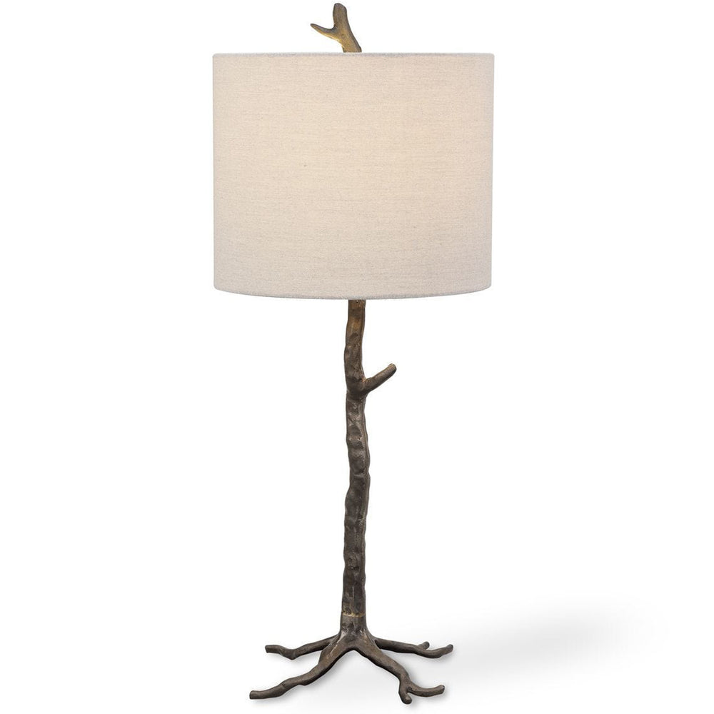 Cierra Table Lamp, Dark Gunmetal-Lighting-High Fashion Home