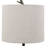 Cierra Table Lamp, Dark Gunmetal-Lighting-High Fashion Home