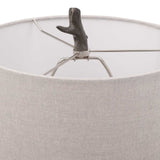 Cierra Table Lamp, Dark Gunmetal-Lighting-High Fashion Home