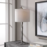 Cierra Table Lamp, Dark Gunmetal-Lighting-High Fashion Home