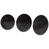 Glitter Circle Wall Art, Black, Set of 3