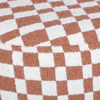 Claire Stool, Brown Checkered