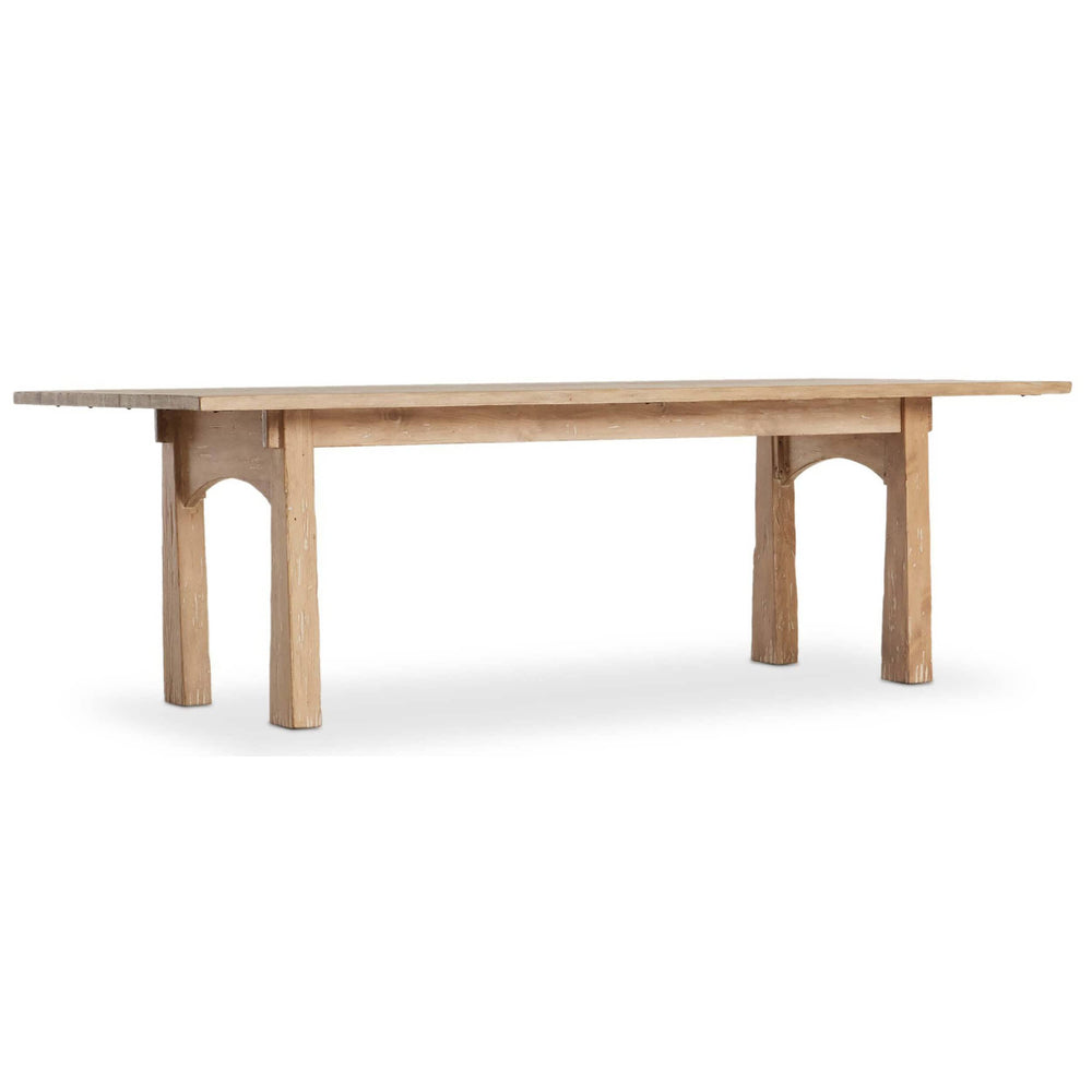 Clanton Dining Table, Aged Light Pine-Furniture - Dining-High Fashion Home