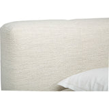 Clarence Bed, Merino Pearl-Furniture - Bedroom-High Fashion Home