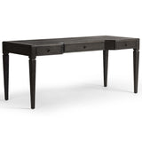 Claude Desk, Distressed Black-Furniture - Office-High Fashion Home