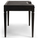Claude Desk, Distressed Black-Furniture - Office-High Fashion Home