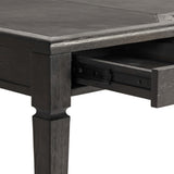 Claude Desk, Distressed Black-Furniture - Office-High Fashion Home