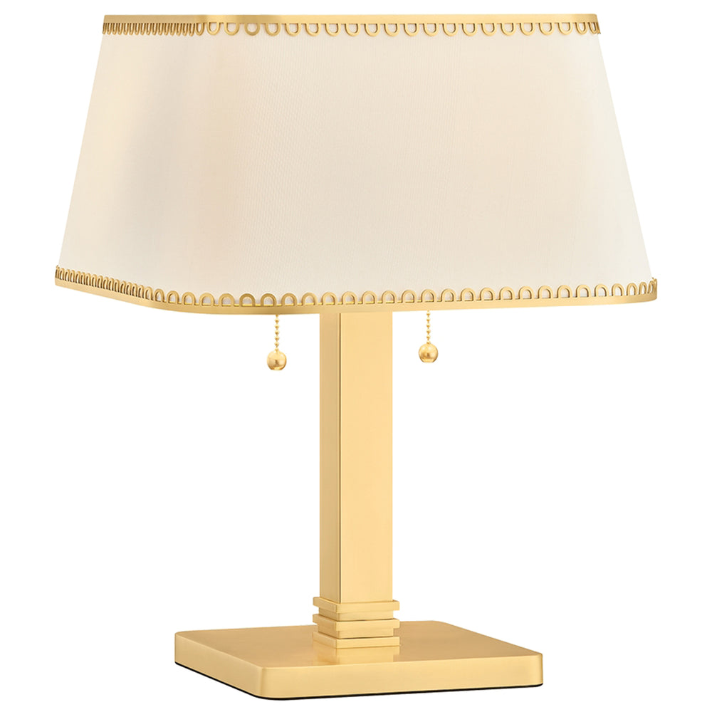 Claude Table Lamp, Aged Brass