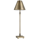Claudia Table Lamp, Antique Brass-Lighting-High Fashion Home