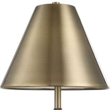 Claudia Table Lamp, Antique Brass-Lighting-High Fashion Home