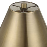 Claudia Table Lamp, Antique Brass-Lighting-High Fashion Home
