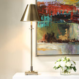 Claudia Table Lamp, Antique Brass-Lighting-High Fashion Home