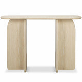 Clementine Console Table, Travertine Finish