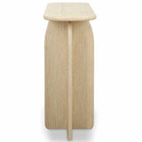 Clementine Console Table, Travertine Finish
