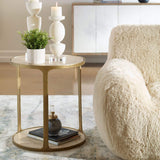 Clench Side Table, Natural