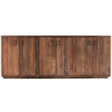 Cleo 6 Door Cabinet, Natural-Furniture - Storage-High Fashion Home