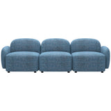Cleo Modular Sofa, Blue-Furniture - Sofas-High Fashion Home