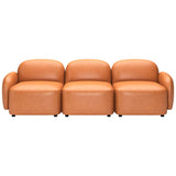 Cleo Modular Sofa, Brown-Furniture - Sofas-High Fashion Home