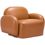 Cleo Swivel Chair, Brown