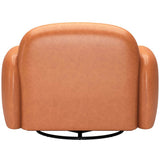 Cleo Swivel Chair, Brown