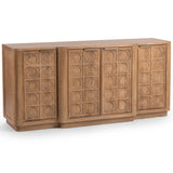 Cleveland 4 Door Cabinet, Santy Taupe-Furniture - Storage-High Fashion Home