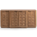Cleveland 4 Door Cabinet, Santy Taupe-Furniture - Storage-High Fashion Home