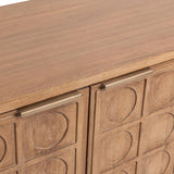 Cleveland 4 Door Cabinet, Santy Taupe-Furniture - Storage-High Fashion Home