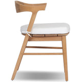 Cliff Outdoor Dining Chair, Arashi Salt, Set of 2 by Four Hands
