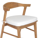 Cliff Outdoor Dining Chair, Arashi Salt, Set of 2 by Four Hands