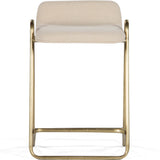 Clipper Counter Stool, Antique Brass
