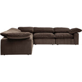 Cloud 5 Piece Sectional, Romo Ash