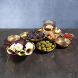 Cluster of 9 Serving Bowls, Dark Gold-Accessories-High Fashion Home