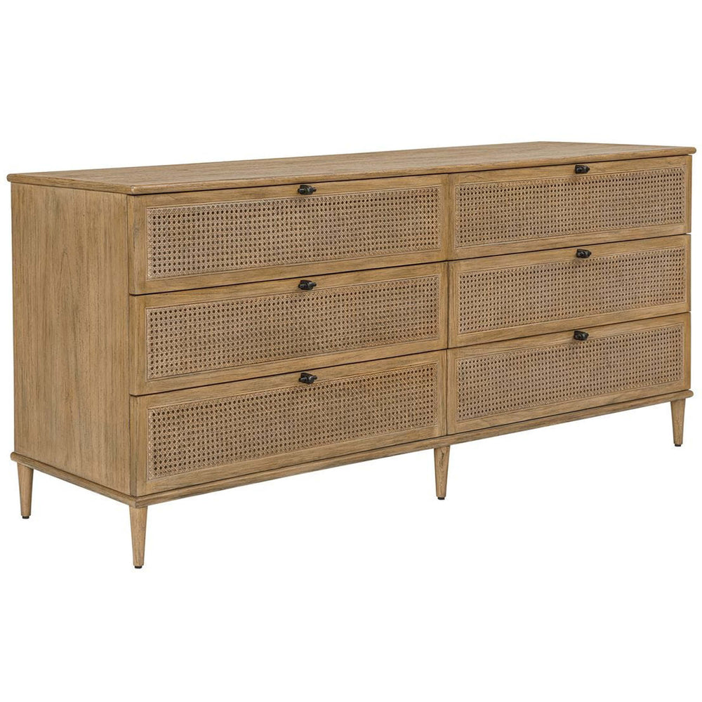 Coast 6 Drawer Chest, Natural