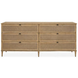 Coast 6 Drawer Chest, Natural