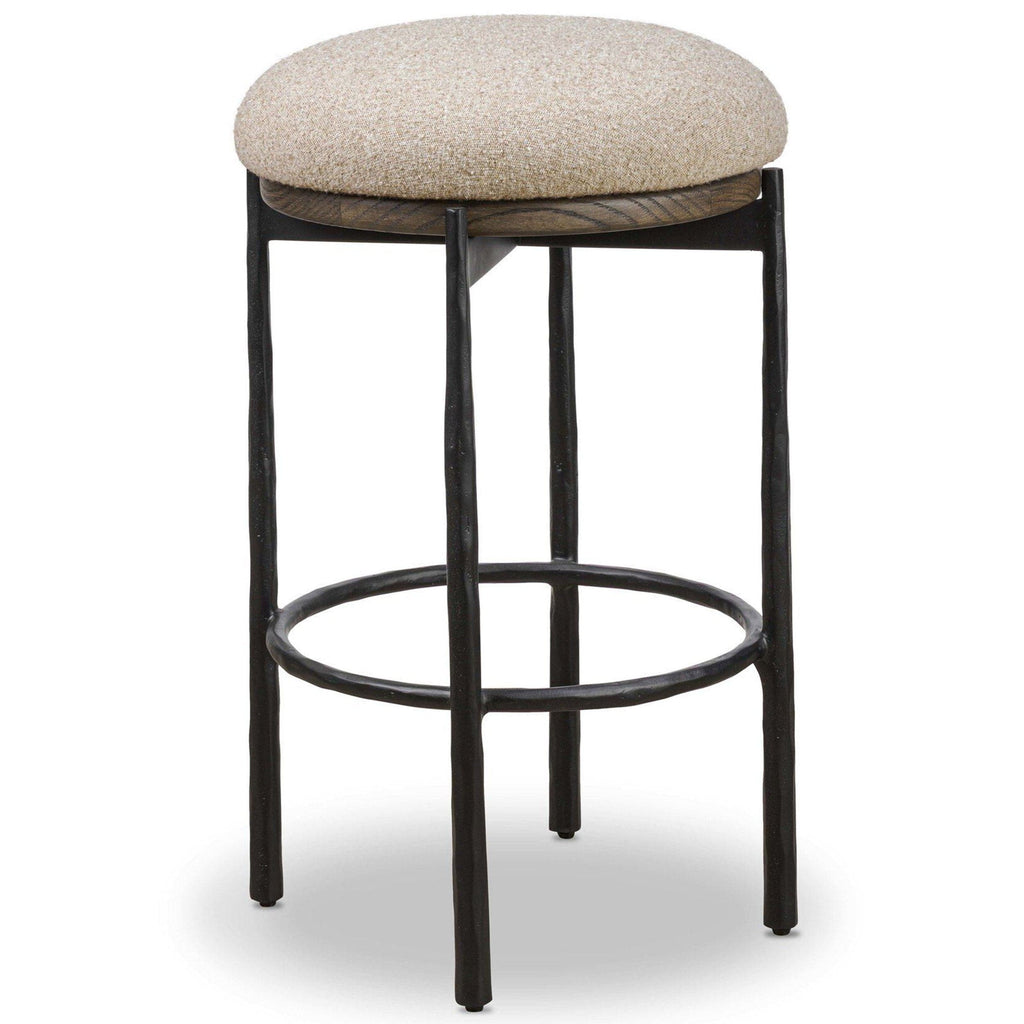 Cofer Swivel Bar & Counter Stool, Weslie Flax by Four Hands – High ...