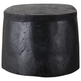Coffee Table w/Large Ball Foot, Black-Furniture - Accent Tables-High Fashion Home