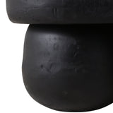 Coffee Table w/Large Ball Foot, Black-Furniture - Accent Tables-High Fashion Home