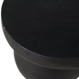 Coffee Table w/Large Ball Foot, Black-Furniture - Accent Tables-High Fashion Home