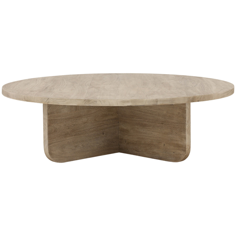 Colby Coffee Table, Light Natural-Furniture - Accent Tables-High Fashion Home