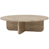 Colby Coffee Table, Light Natural-Furniture - Accent Tables-High Fashion Home