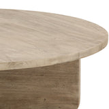 Colby Coffee Table, Light Natural-Furniture - Accent Tables-High Fashion Home