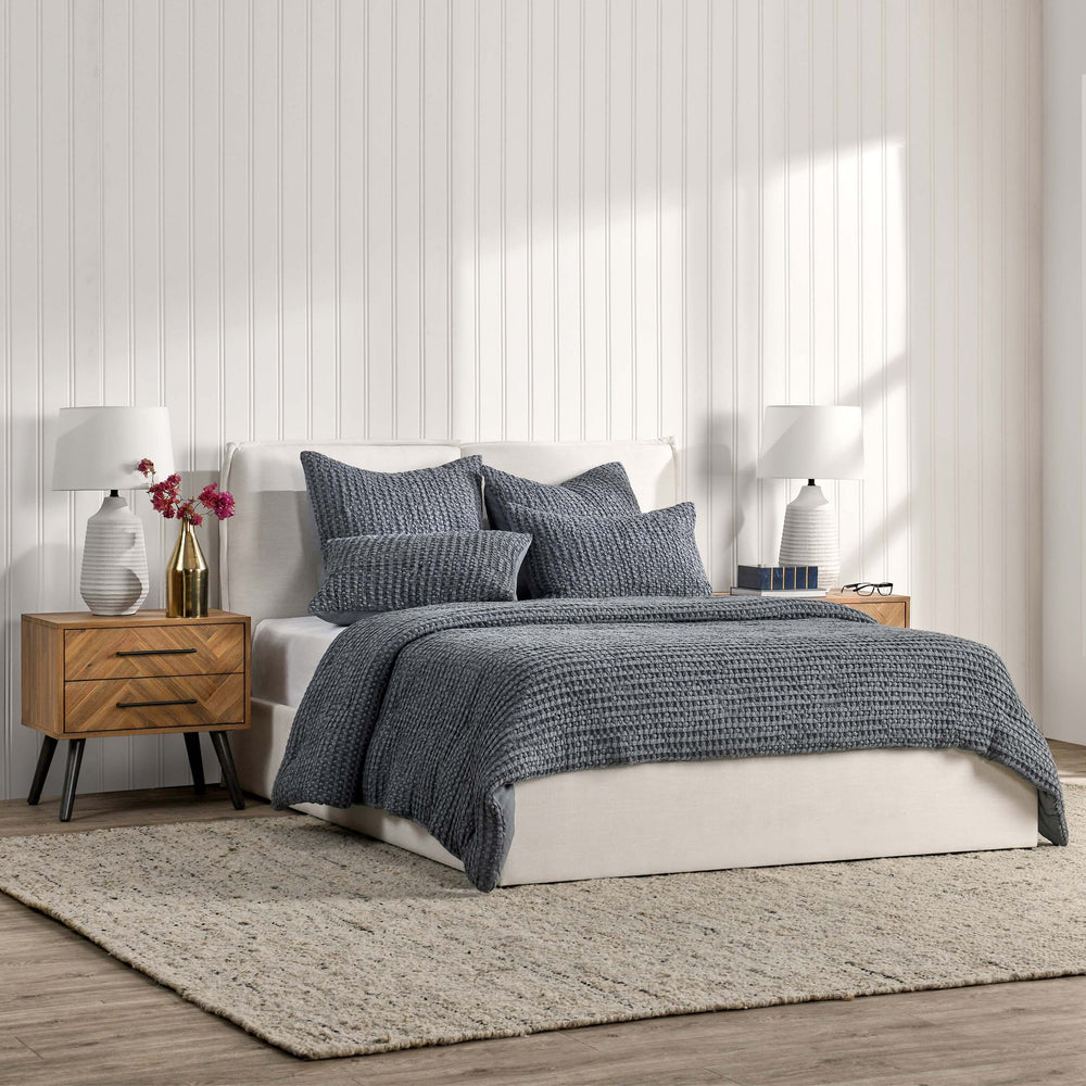 Colmar Quilt, Marina Blue-Accessories-High Fashion Home