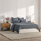 Colmar Quilt, Marina Blue-Accessories-High Fashion Home