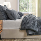 Colmar Quilt, Marina Blue-Accessories-High Fashion Home