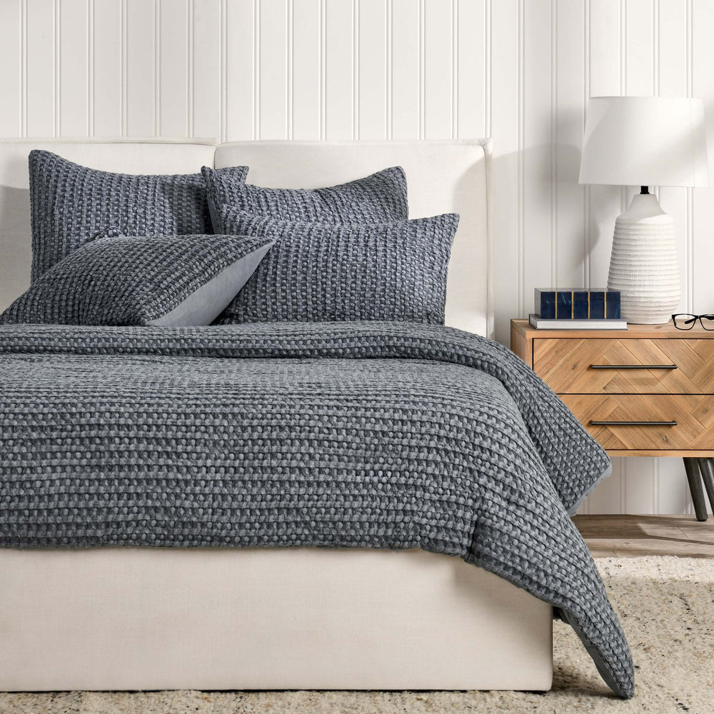 Colmar Quilt, Marina Blue-Accessories-High Fashion Home